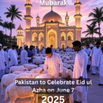 Pakistan to Celebrate Eid ul AZha on .